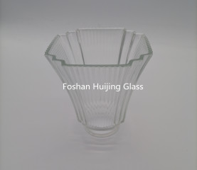 Modern Manufacturer Handmade household high quality Glass Clear Ceiling glass lamp shades