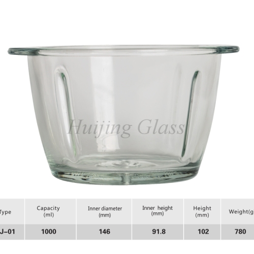 Fruit mixer vegetables meat grinder mixer glass bowl HJ-01