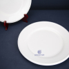 wholesale restaurant dinner set of dishes ceramic plate white dinner ceramic dishes