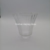 Handmade bowl shaped glass lampshade