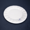 China factory marble design OEM ODM free sample round luxury dinner porcelain ceramic dishes