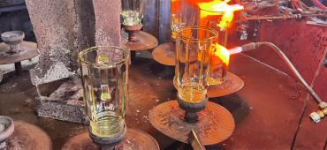 Blender glass jar production process (licuadora de vidrio)