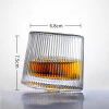 Bar Accessories swiveled whiskey glass cup