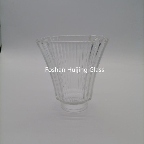 Modern Manufacturer Handmade household high quality Glass Clear Ceiling glass lamp shades