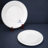 wholesale restaurant dinner set of dishes ceramic plate white dinner ceramic dishes