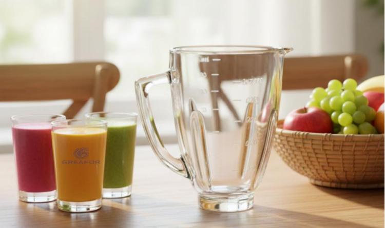 Blender Glass Jars for Juice and Smoothie Preparation | Greafor