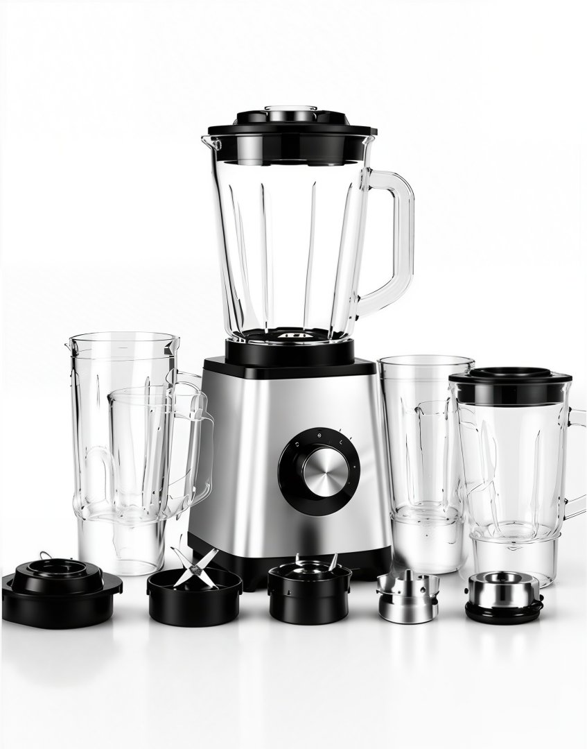 Blender Glass Jars for Juice and Smoothie Preparation